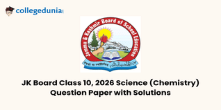 JKBOSE 2026 Class 10 Science Chemistry Question Paper with Solutions